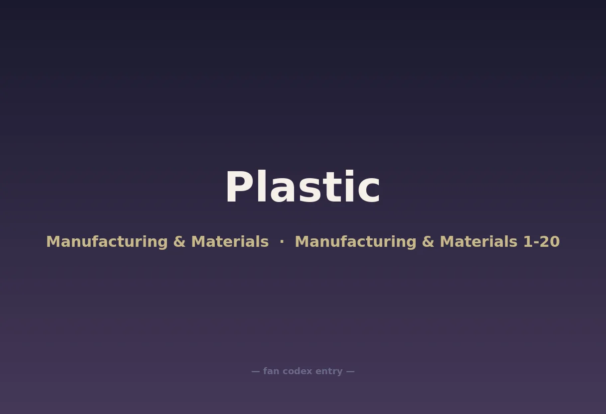 Plastic